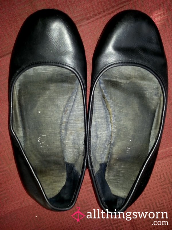 Sweaty Worn Flats