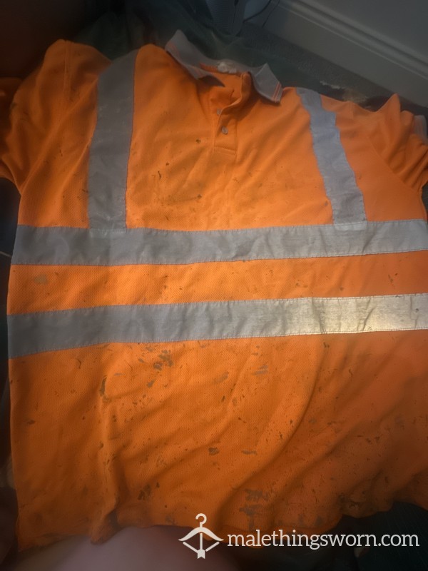 Sweaty Worn High Vis Tshirt