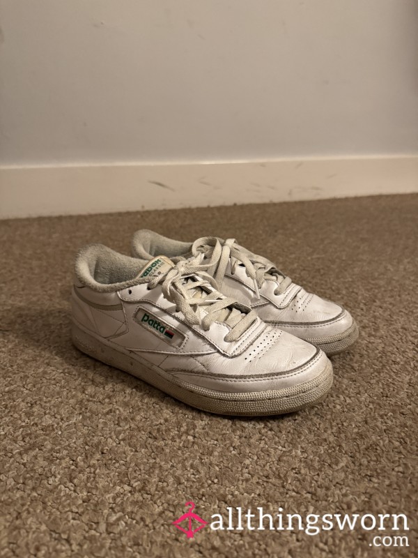 Sweaty Worn In Reebok Gym Trainers