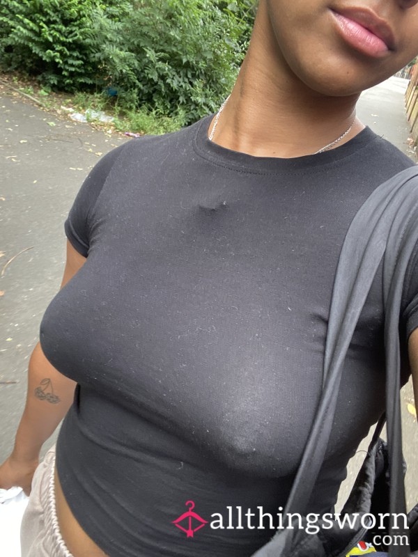 Sweaty Worn Top – Soaked In Me 💦