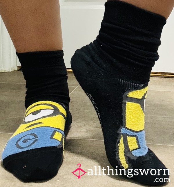 Well Worn & Used Stinky Minion Socks