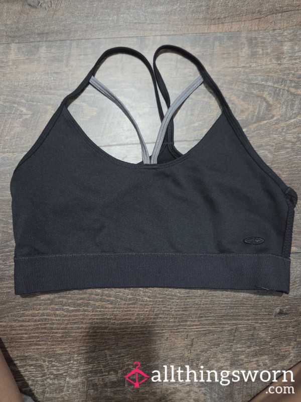 Sweaty / Smelly Sports Bra- Black-Champion