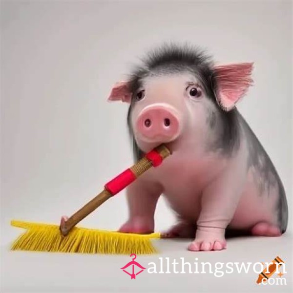 SWEEPING MY KITCHEN FLOOR