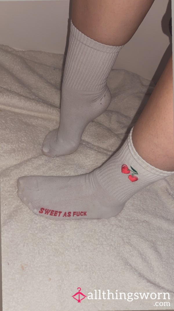 “Sweet As F*ck” Socks 🍒 48hr Wear