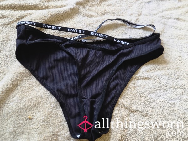 Sweet Black Extra Large Panty