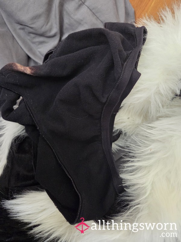 Sweet Black Old Panties Worn 3 Days