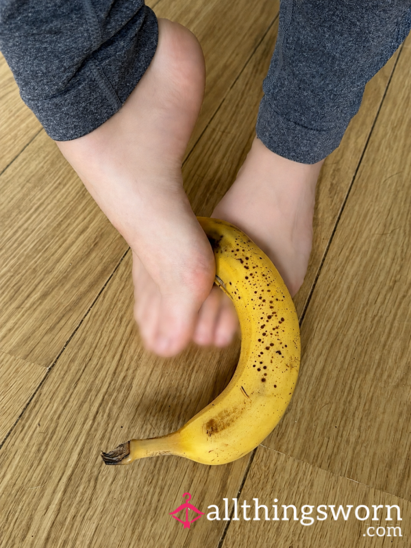 🍇 Sweet Destruction: MILF Feet Vs. Fresh Foods