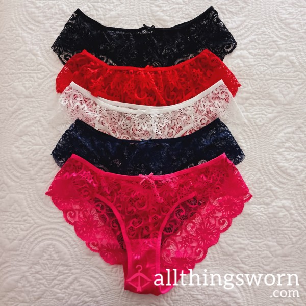 Sweet & Flirty Full Lace Hipster Panties