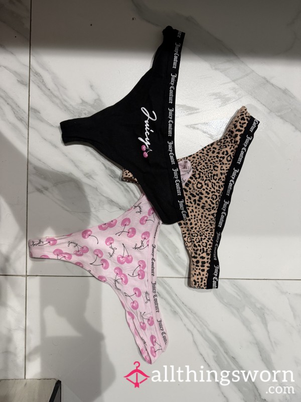 Sweet Juicy Couture Thongs