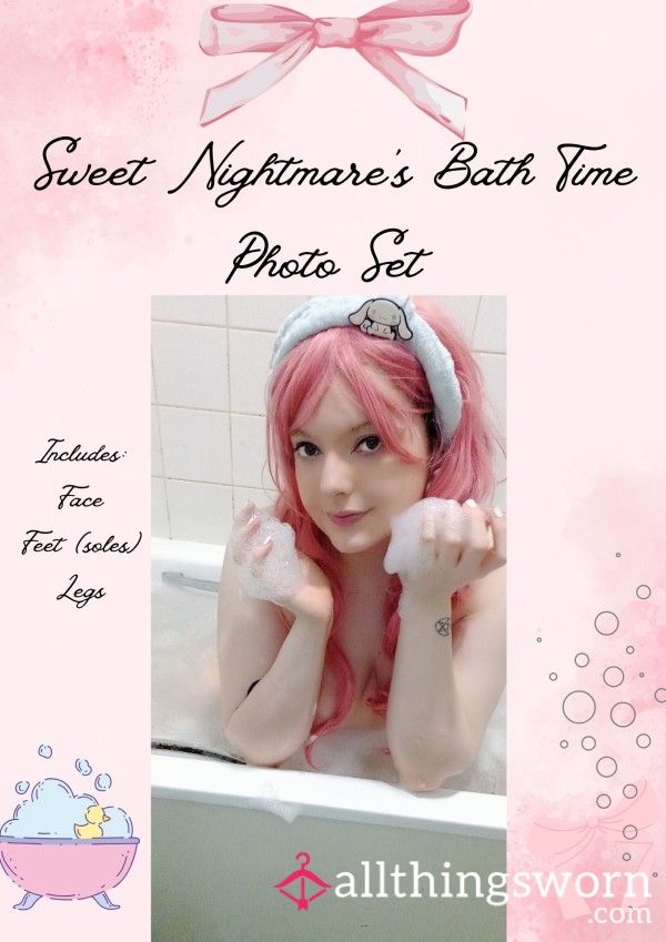 Sweet Nightmare's Bath Time Photo Set
