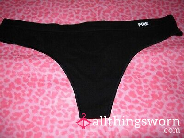 Sweet Scented VS PINK Black Thong