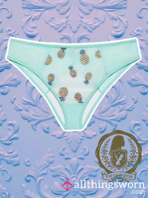 🍍 Sweet Sin | Savage X Fenty Tutti Fruity Embroidered Open Back Cheeky