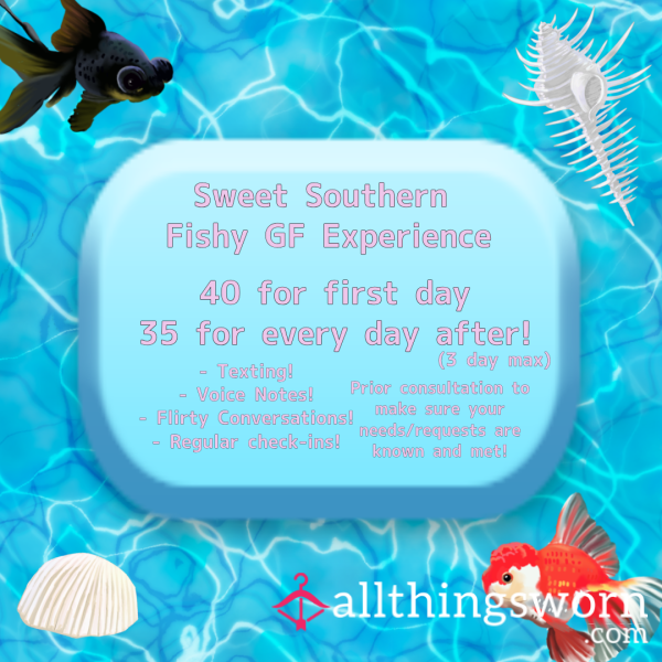 Sweet Southern Fishy Vanilla GF Experience!