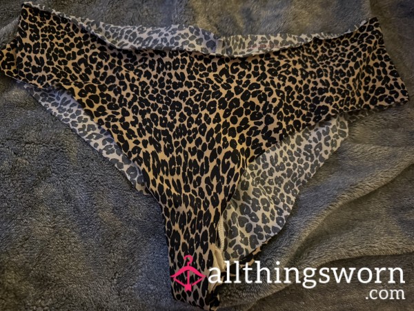 Sweet Sticky Leopard Print Panties