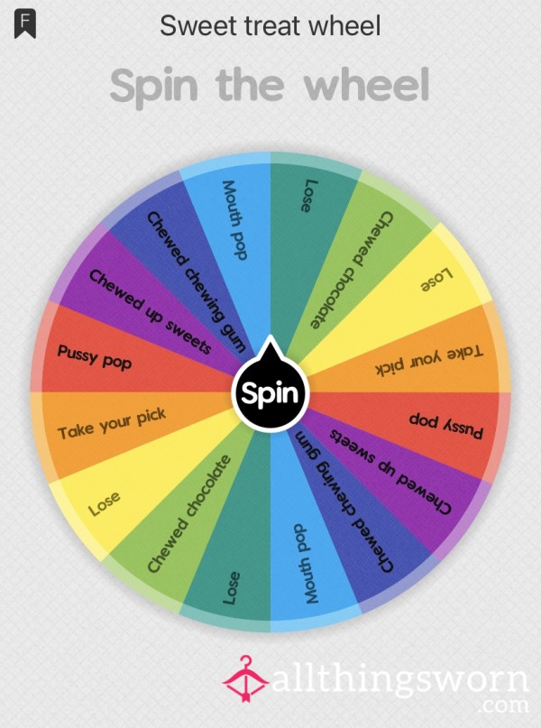 Sweet Treat Wheel Spin 😈