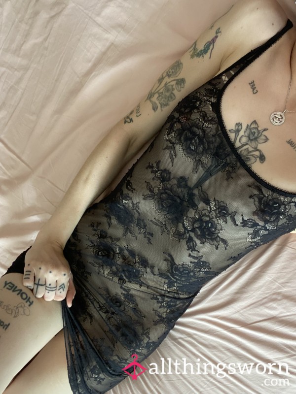 Sweetest Skin Tight Black Lace Dress