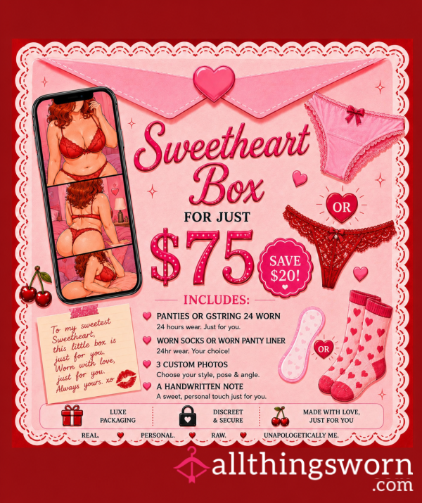 🍒💕 Sweetheart Box – The Perfect Little Treat 💕🍒