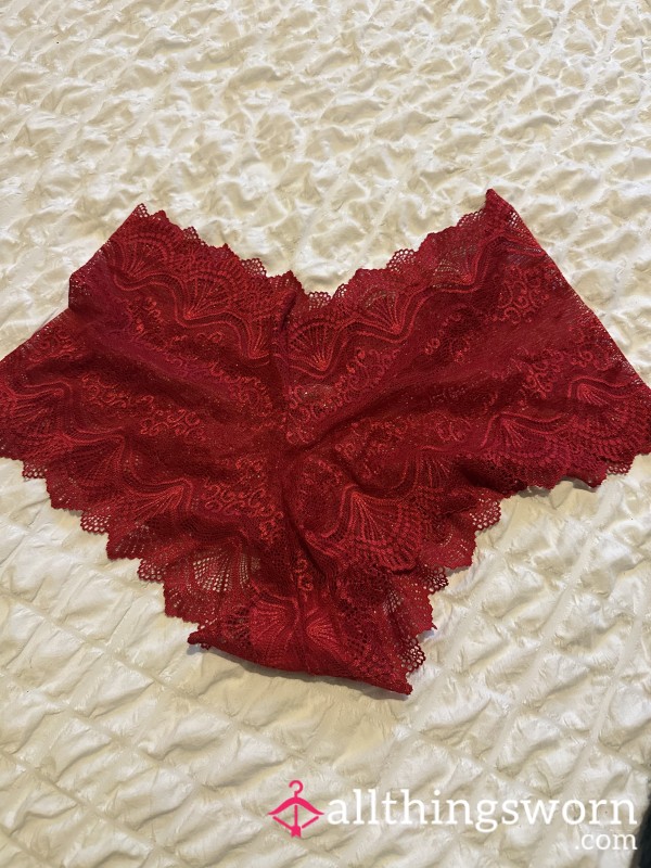 SweetSherry’s Lace Panties - Worn In Bed For 1 Night