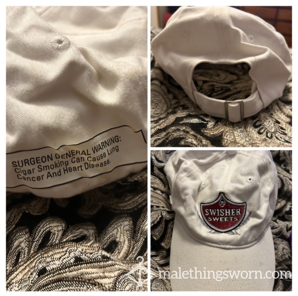 Swisher Sweets White Cap - Adjustable Strap