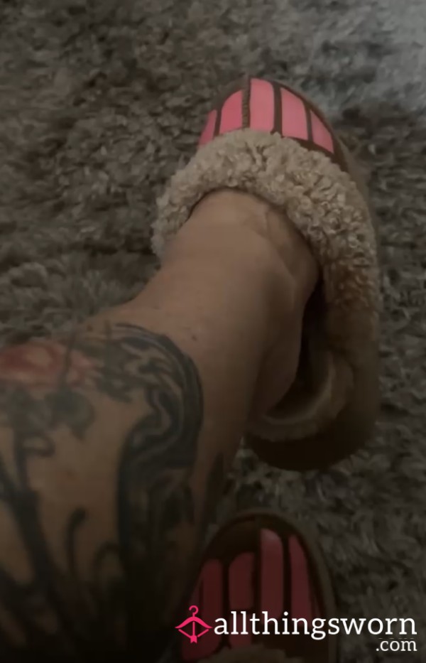 Swishing And Dangling My Ugg Slipper