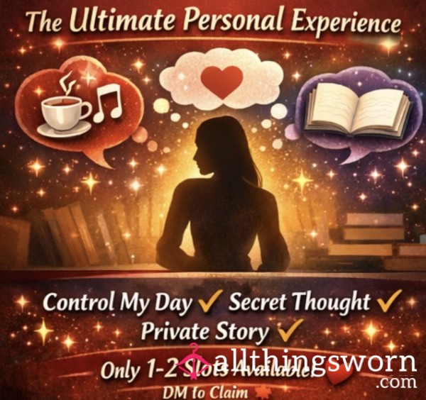 Take Control Of My Day - Exclusive Experience Fully Personalised
