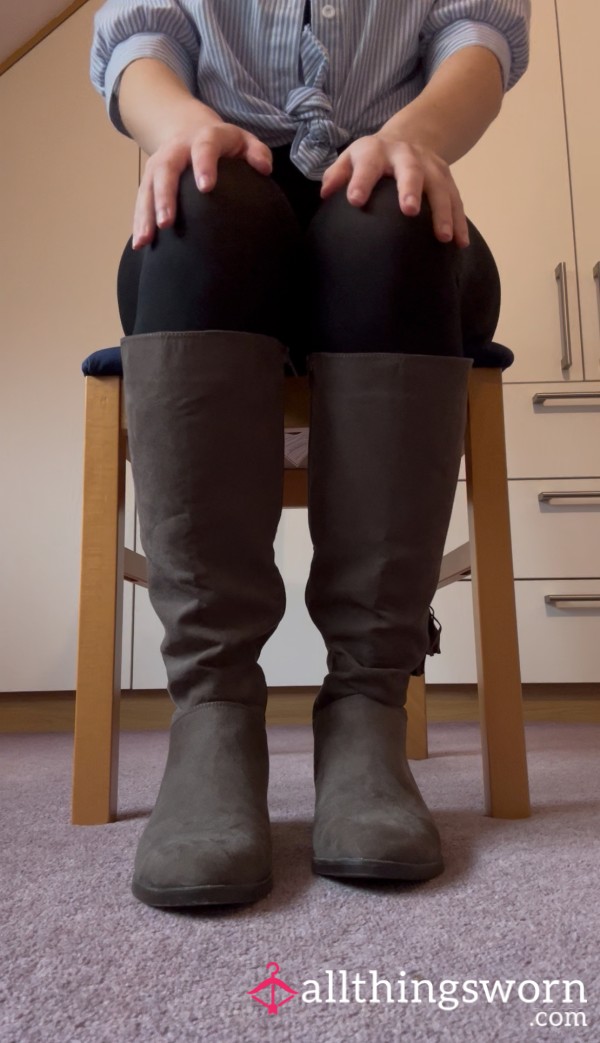 Take Of My Knee High Boots And Tights With Me 🖤💋