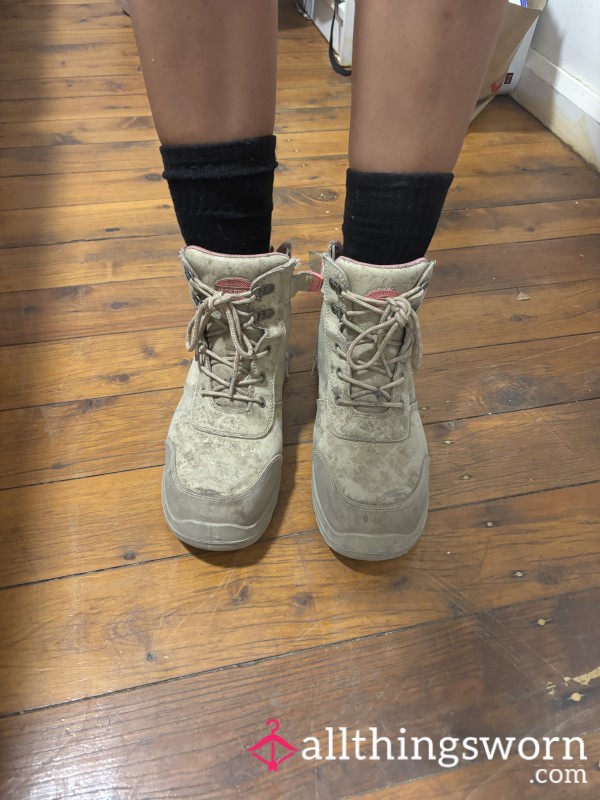 2in1: Take Off My Steel Toes After A 12h Shift 🚜🥵