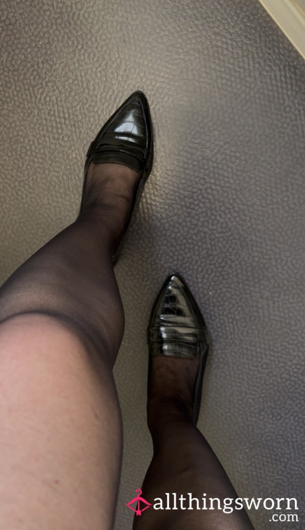 Take Off My Waitress Dolly Shoes With Me And Make Sweaty Footprints After A Shift