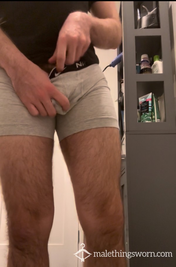 Taking A Long Pi*s And Spreading My Cheeks