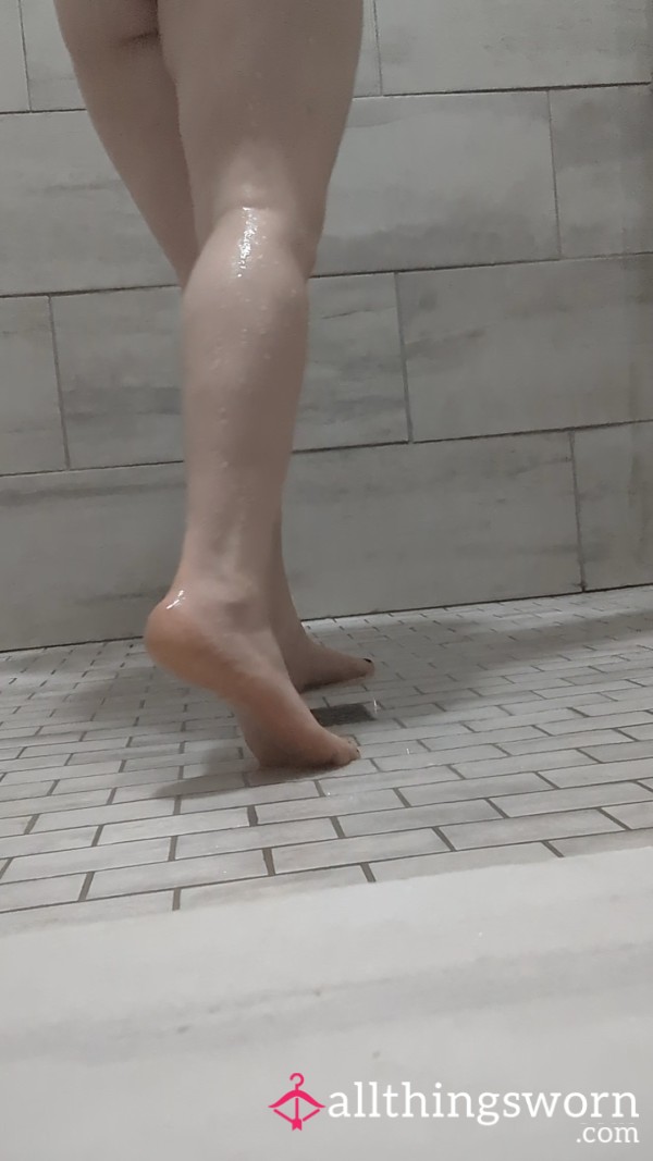 Taking A Shower- All About Feet And Legs