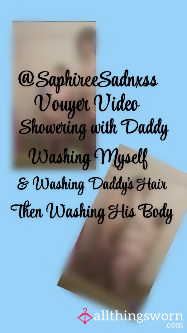 Taking A Shower With Daddy| Washing My Body| Washing Daddy's Hair & His Body