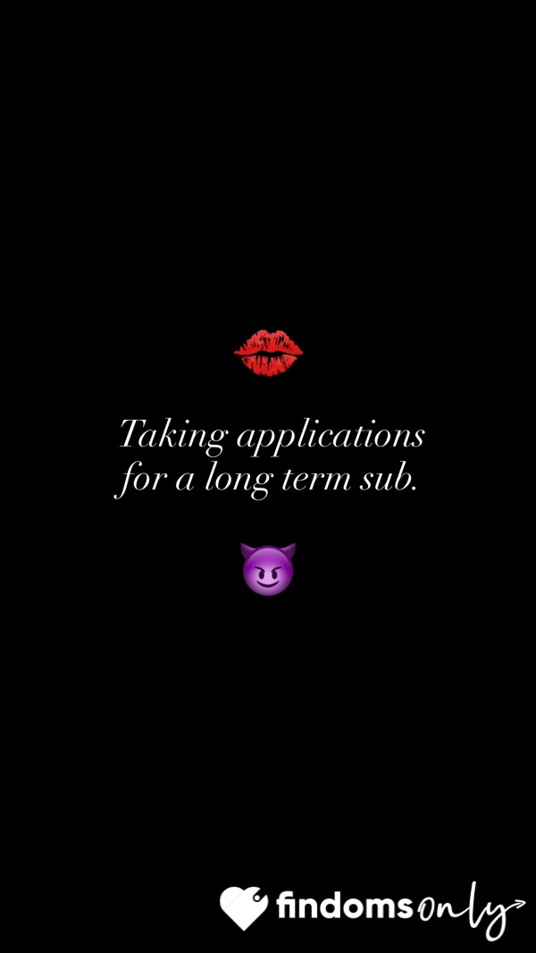 Taking Applications💦
