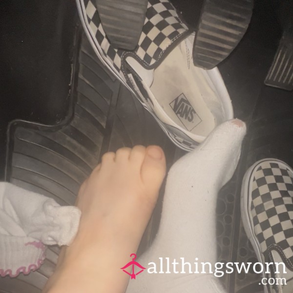 Taking My Shoes And Socks Off In My Car