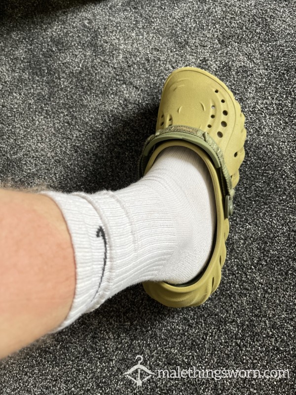 Taking My Sweaty Foot Out