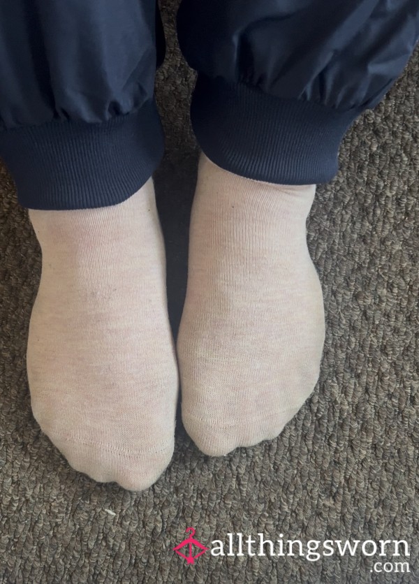 Taking My Sweaty Socks Off My Feet.