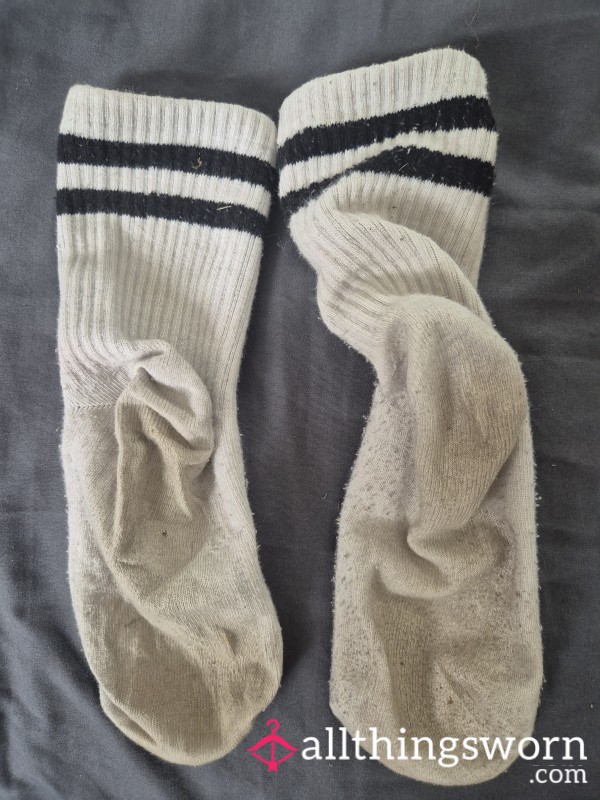 Taking Of My Sweaty Sporty Socks