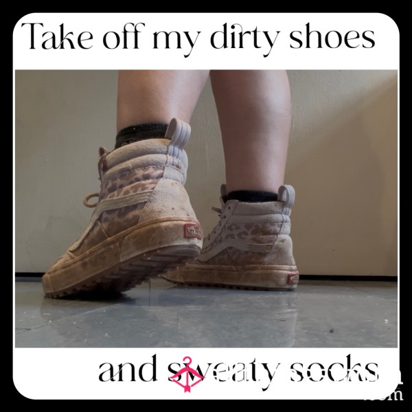 Taking Off My Dirty Shoes And Sweaty Socks