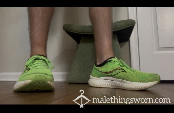 Taking Off Running Shoes And Socks