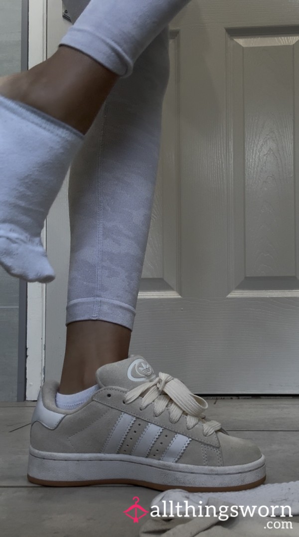 Taking Socks Off And Wiggling Toes Close To Camera