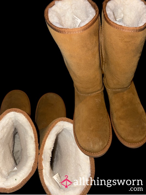Tall, Old And Smelly Uggs. Worn Without Socks