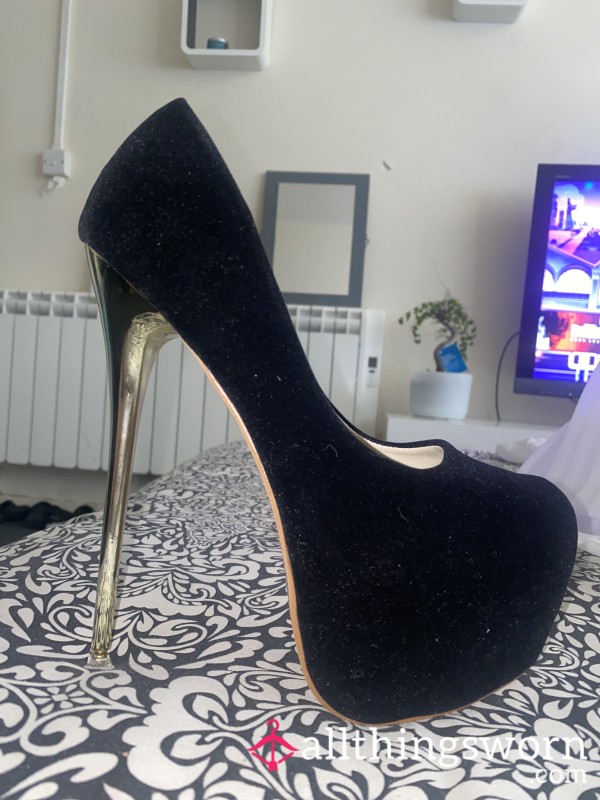 Tall Suade Heels