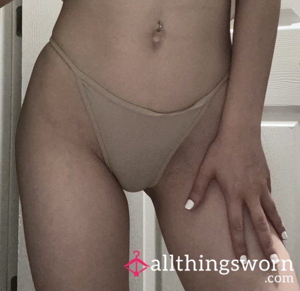 Tan Cotton Thong🍊