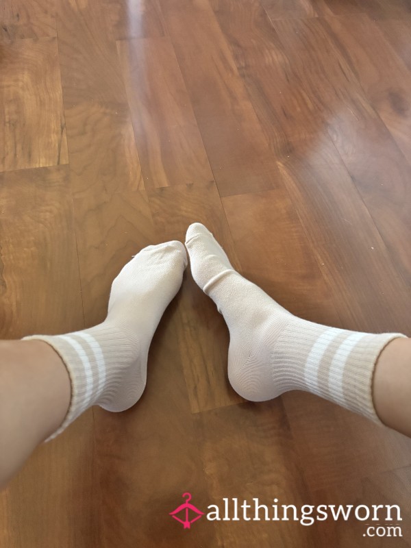 Tan Crew Socks