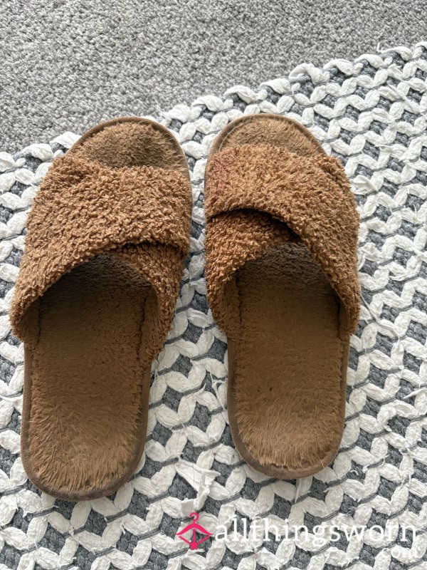 My Well Worn Indoor House Slippers