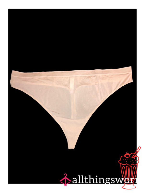 Tan Nylon Thong