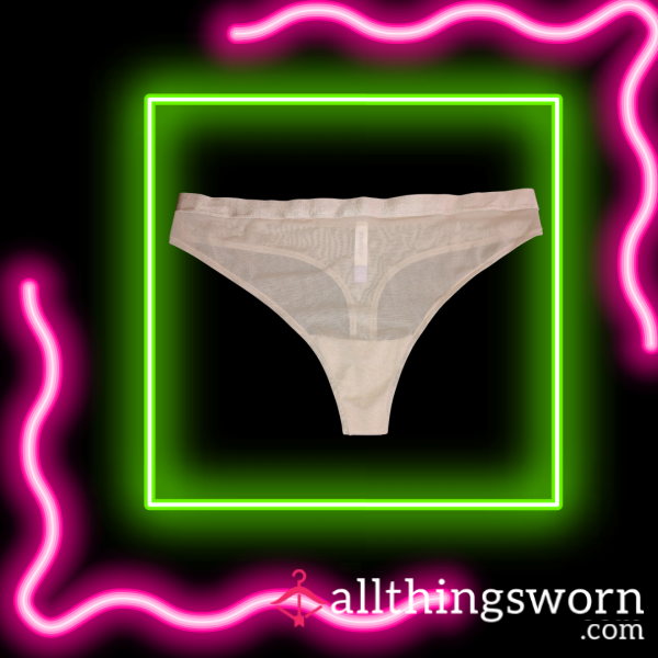 Tan Nylon Thong