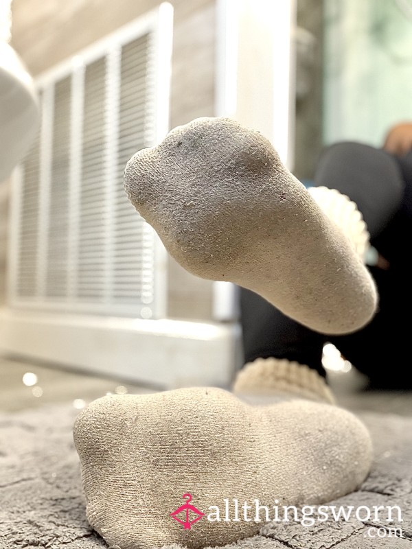 Dirty Tan Scrunch Gym Socks