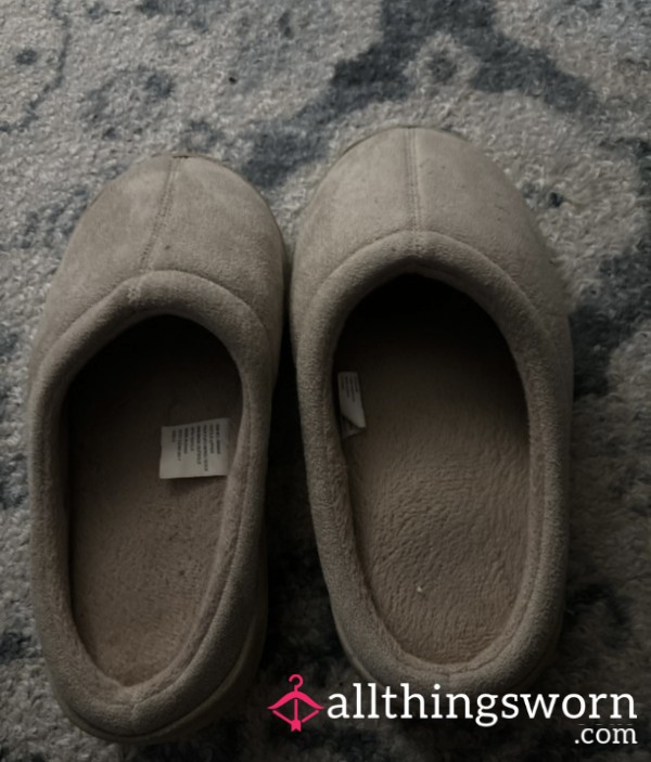 Tan Slippers