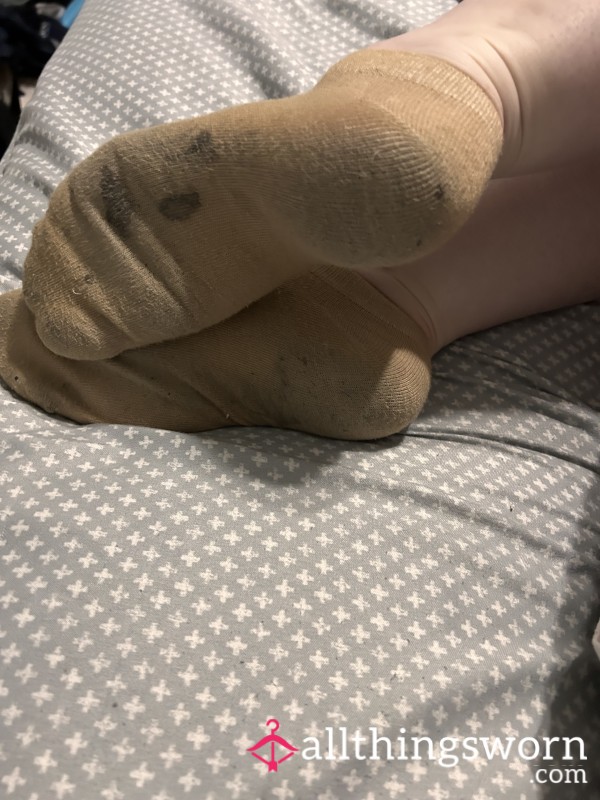 Tan Socks Work And Garden Work