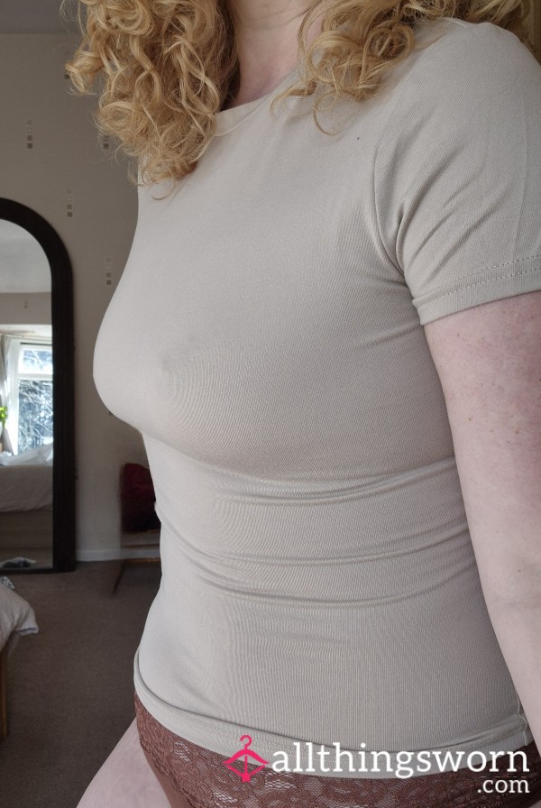 Tan Tight Tshirt